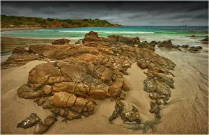 Images Dated 2012 November: Rock formations, on the coastline of King Island Bass Strait, Tasmania, Australia