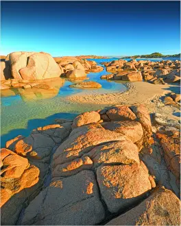 Rock-pools, Broken arm beach, King Island Bass Strait, Tasmania, Australia