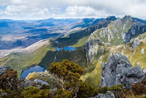 Images Dated 21st September 2015: The rugged Western Arthurs, southwest Tasmania