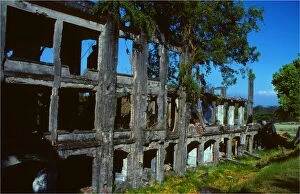 Images Dated 15th December 2013: The ruins of former barracks on Corrigidor Island, Manilla bay, the Philippines, south east Asia