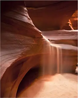 Running Sand, Upper Antelope Canyon, Arizona, Western united States of America