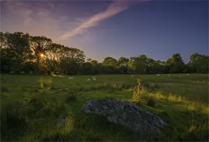 Wales Prints: Rural scene at Waunfawr, Northern Wales, United Kingdom