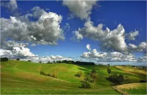 Rural view near Fish Creek, South Gippsland, Victoria, Australia
