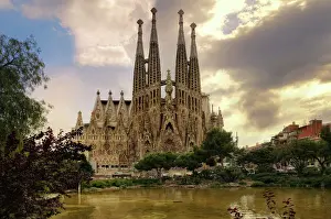 Catholicism Prints: Sagrada Familia (Basilica and Expiatory Church of the Holy Family) By Antoni Gaudi