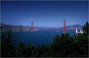National Landmark Prints: San Francisco, California, western United States of America