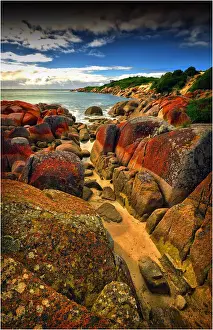 Sand blow Point, east coastline of King Island Bass Strait, Tasmania, Australia