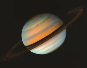 : Saturn, Voyager 1 Image, Taken