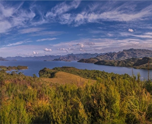 Scenic view of Lake Pedder in the south west wilderness of Tasmania, Australia Scenic view of Lake Pedder in the south west wilderness of Tasmania, Australia