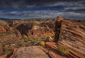 Images Dated 3rd November 2014: A scenic viewpoint in the Escalante wilderness, Utah, western United States
