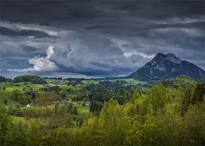 Scenic views around the alpine area of St. Gilgen, a village by the Wolfgangsee in the Austrian state of Salzburg Austria
