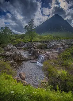 The scenically beautiful mountainous area of Etive mor in the Western highlands of Scotland