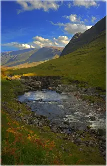 The scenically beautiful mountainous area of Etive mor in the Western highlands of Scotland