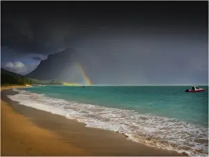 Scenically beautiful and a world heritage designated location, Lord Howe Island lies between the South Pacific ocean and the Tasman sea off the coast of New South Wales, Australia