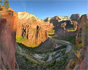 Scouts lookout Zion national Park in south western United States