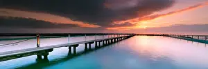 Jetty Prints: Seaside Pool at Sunrise