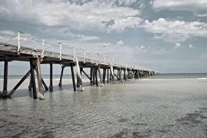 Images Dated 13th July 2014: Semaphore jetty, Adelaide, South Australia