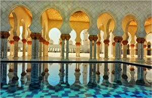 Images Dated 15th October 2011: Sheikh Zayed mosque Abu Dhabi United Arab Emirates