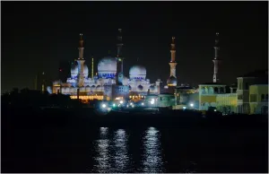 Mosque Prints: Sheikh Zayed mosque Abu Dhabi United Arab Emirates