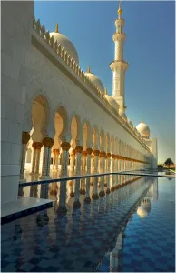 Mosque Prints: Sheikh Zayed mosque Abu Dhabi United Arab Emirates