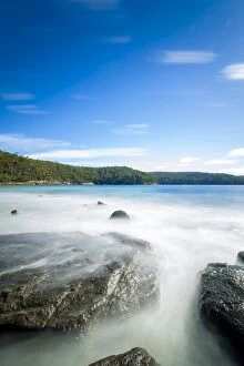 Images Dated 29th March 2013: Shifting clouds | Fortescue Bay | Tasmania