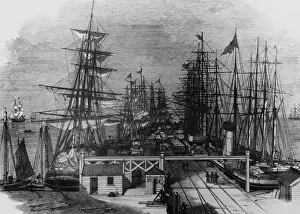 Dock Prints: Ships At Sandridge