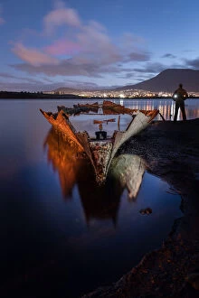 Images Dated 22nd October 2020: Shipwreck of the Otago, Hobart, Tasmania by night