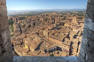 Images Dated 24th August 2012: Siena From Torre del Mangia