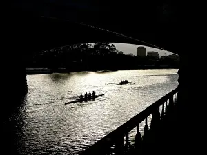 Yarra River Prints: Silhouette, Victoria, Melbourne, Yarra River