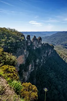 Rock Formation Prints: Three Sisters in Blue Mountains, New South Wales, Australia