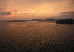 Haze Prints: Skies in Sydney turned orange when the bushfires were happening in the summer of 2020