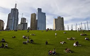 Sky line from Birrarung Marr