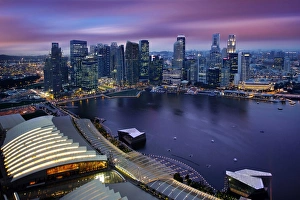 Skyline of Singapore Central Business District and Raffles Place, Singapore Skyline of Singapore Central Business District and Raffles Place, Singapore