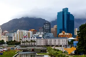 Downtown District Prints: Skyline of De Waterkant, Cape Town, South Africa