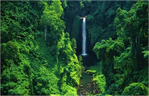 Images Dated 17th February 2013: Sopuaga waterfall, The Island of Upolu, Western Samoa