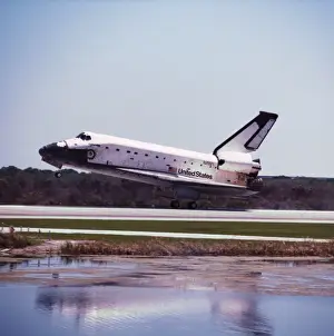 Exploration Prints: The space shuttle taking off