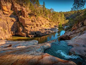 Ian Rolfe's Southern Lightscapes Prints: Spring Creek canyon and Woolshed falls