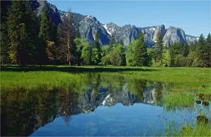 Horizontal View Horizontal Prints: Spring-time in the Yosemite National Park, California, Western United States of America