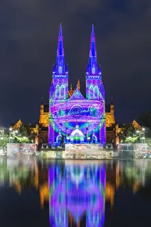 Night Photography Prints: St Marys Cathedral