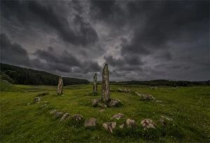 Images Dated 29th June 2015: Standing stones at Glengorm