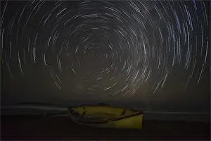 Colonialism Prints: Star-trails at kingston, Norfolk Island, south pacific ocean