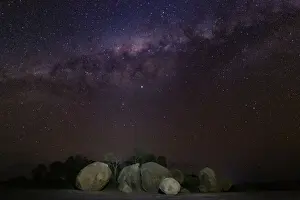 Images Dated 2019 October: Stars and Milky way at Wave Rock, one of the most perfect spot in Western australia to