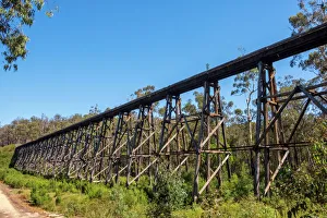 The Stony Creek Trestle Bridge near Nowa Nowa Victoria, Autralia The Stony Creek Trestle Bridge near Nowa Nowa Victoria, Autralia