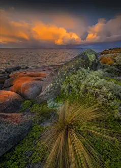 Storm clouds at dawn