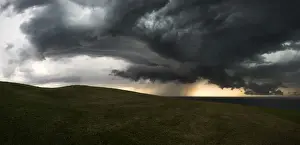 Kathryn Diehm Prints: Storm front over paddock