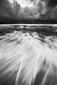 Images Dated 23rd April 2011: Stormy clouds and waves