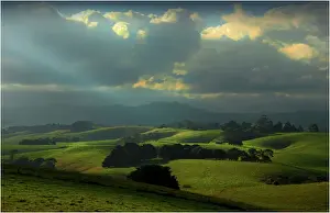 Stormy view to Mount Best, South Gippsland, Victoria, Australia