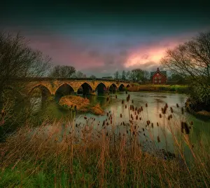 English Landscape And Panorama Views By Southern Lightscapes Prints: Stour river on a spring morning, Dorset, England, UK