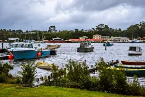 Town Prints: Strahan at Tasmanian West Coast