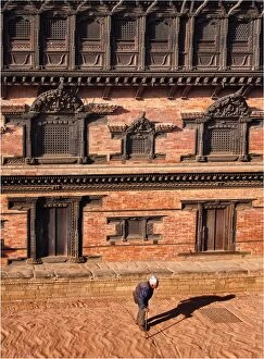Images Dated 2nd March 2013: Street Scene, Bhaktapur, Western Himalayas, Nepal