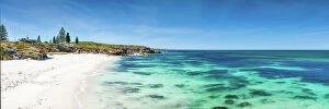 Awe Inspiring Australian Panoramas Collection: Stunning white sandy beach in Perth Western Australia